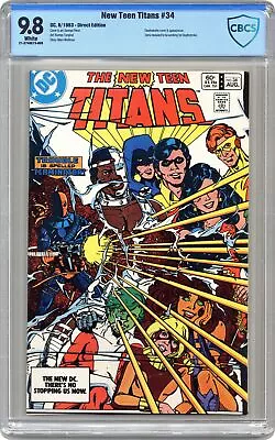 Buy New Teen Titans #34 CBCS 9.8 1983 21-2740C73-009 • 108.73£