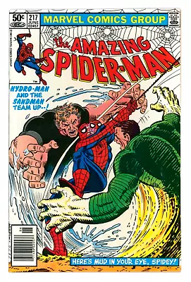 Buy Amazing Spider-Man 217 7.0 FN/VF Newsstand Marvel Comics 1981 • 13.97£