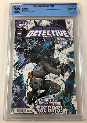 Buy Detective Comics #1034 Mora Cover, CBCS 9.6 Near Mint Plus, 1st Flatline • 31.06£