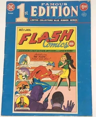 Buy 1975 Famous 1st Edition Flash Comics F-8 Blue Ribbon Series • 7.45£