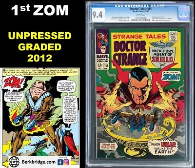 Buy STRANGE TALES 156 CGC 9.4 WHITE PAGES 💎 EXTRA $25 DISCOUNT W Any 157 Or 158 • 306.76£