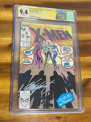 Buy Uncanny X-Men #244 CGC 9.4 White Pages Signed By Claremont 1st Jubilee! • 104.84£