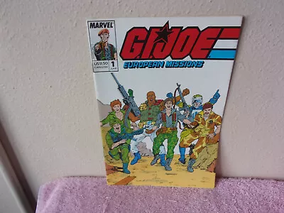Buy Vintage (new) Marvel Comics  G.i. Joe...european Mission...#1..1988..  #1038 • 11.18£