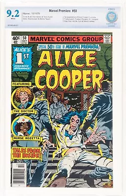 Buy Marvel Premiere #50 Newsstand Edition CBCS 9.2 Comic 1st Alice Cooper 🔥cgc • 68.34£
