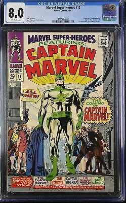 Buy Marvel Super-Heroes #12 CGC 8.0 Off-White Pages • 182.50£