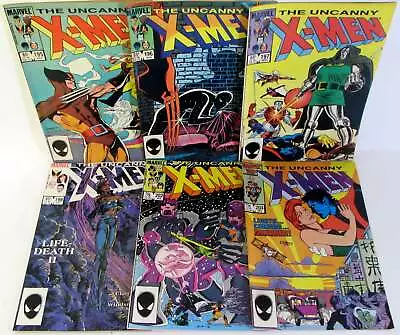 Buy The Uncanny X-Men Lot Of 6 #195,196,197,198,202,204 Marvel (1985) Comics • 14.76£