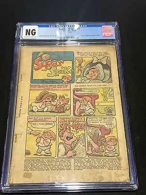Buy SUGAR AND SPIKE #1 Coverless CGC NG Complete Rare Key Grail • 155.31£