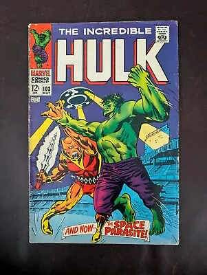 Buy Incredible Hulk #103 - VG OWP -  Gary Friedrich, Marie Severin - Marvel 1968 • 19.42£