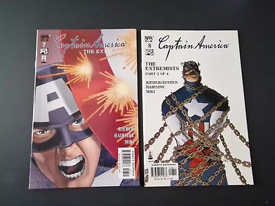 Buy CAPTAIN AMERICA #7 & #8 (2003) (Vol. 4) - Marvel Comics Joblot Bundle • 4.79£