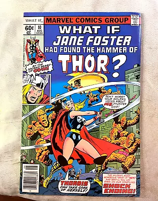 Buy What If #10 / 1st Jane Foster As Thor / 1978 - NEWSTAND - FN/VF Condition • 31.03£