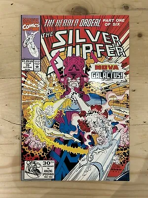 Buy SILVER SURFER VOL. 3 #70 GALACTUS THE HERALD ORDEAL 1992 Marvel Comics Bagged • 8.95£