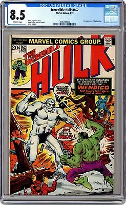 Buy Incredible Hulk #162 CGC 8.5 1973 3846199004 • 166.97£