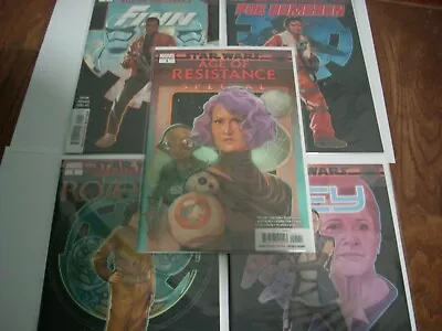 Buy Star Wars Age Of Resistance MARVEL COMICS LOT: Poe, Rey, Finn, Rose, Special • 6.21£