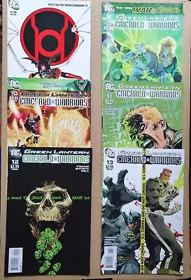 Buy GREEN LANTERN EMERALD WARRIORS X 6 COMIC LOT, # 6 8 10 11 12 13, DC COMICS • 9.99£