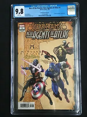 Buy War Of The Realms New Agents Of Atlas #1 Camuncoli Variant CGC 9.8 3737281009 • 54£