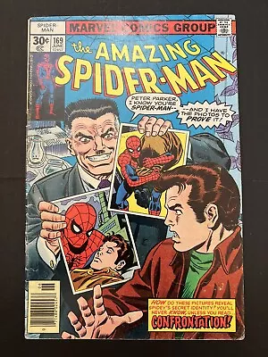 Buy Amazing Spider-Man #169, DR. FAUSTUS, Bronze Age Marvel 1977 VG • 5.44£