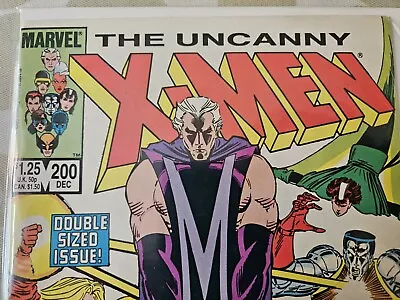 Buy The Uncanny X-men #200 Dec 1985, Double Size ,   Trial Of Magneto , Vfn • 15£