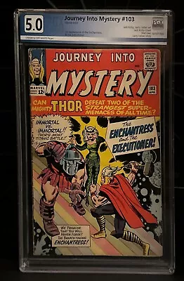 Buy Journey Into Mystery #103 (1964) PGX 5.0 First Apps Of Enchantress & Skurge • 310.64£