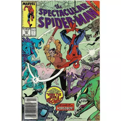 Buy Spectacular Spider-Man #147 Newsstand  - 1976 Series Marvel Comics VF+ [k. • 17.19£