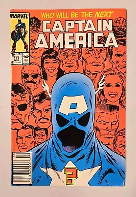 Buy Captain America #333 Newsstand! John Walker As Cap. 1987 Marvel • 12.43£