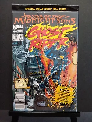 Buy Ghost Rider #28 (Marvel Comics 1992) Rise Of The Midnight Sons - Polybag Sealed • 12.42£