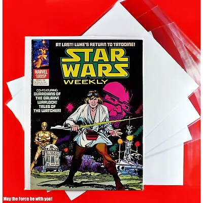 Buy Star Wars Weekly # 73     1 Marvel Comic Bag And Board 18 7 79 UK 1979 (Lot 2657 • 7£