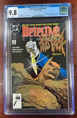 Buy Detective Comics #604 Cgc 9.8 Wp Nm/m Dc 1989 Mud Pack Story Begins ❤️‍🔥 • 77.66£