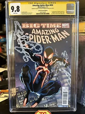 Buy Amazing Spider Man #650 CGC 9.8 Newsstand Signed Cuevas & Ramos 1st Stealth Suit • 310.64£