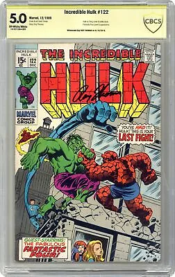 Buy Incredible Hulk #122 CBCS 5.0 SS Roy Thomas 1969 18-3311DA4-083 • 97.25£