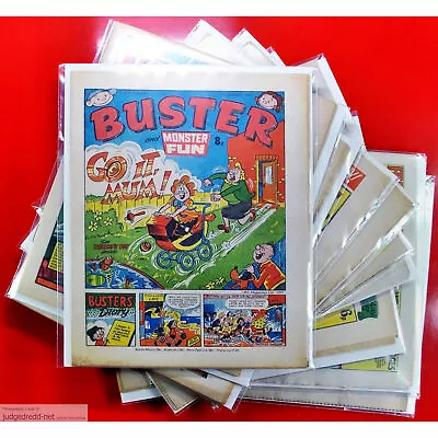 Buy BUSTER AND MONSTER FUN Comic Bags ONLY Size2 For Issues X 25. . • 19.21£