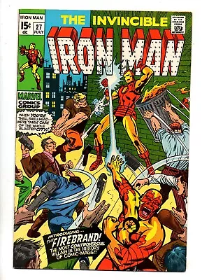 Buy Iron Man #27  Fn+ 6.5   Intro Firebrand  • 17.86£