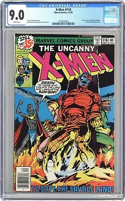 Buy Uncanny X-Men #116 CGC 9.0 1978 3776825001 • 120.37£