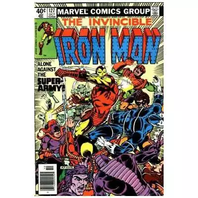 Buy Iron Man #127 Newsstand  - 1968 Series Marvel Comics VF Minus [z{ • 13.12£