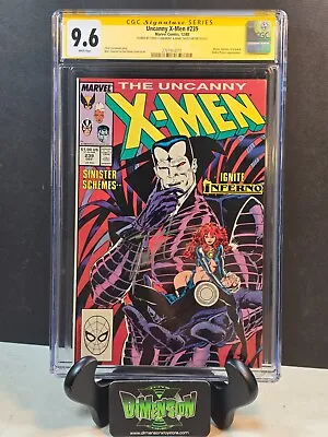 Buy Uncanny X-men #239 Cgc/ss Graded 9.6 1988 Signed Claremont & Silvestri Sinister • 155.31£