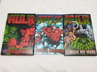Buy Hulk Vol. 1, 2, 3 - Red Hulk, Hulk: Red & Green, Hulk No More Hardcover Marvel • 23.99£