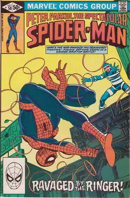 Buy SPECTACULAR SPIDER-MAN #58 F, Byrne A, Direct Marvel Comics 1981 Stock Image • 3.11£