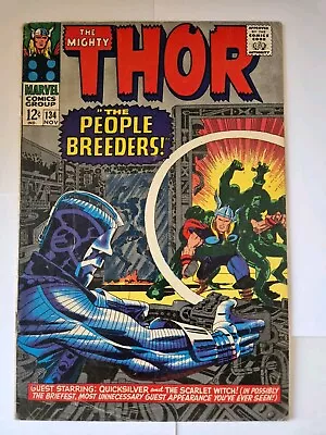 Buy Thor #134 1st Appearance Of The High Evolutionary Fine Condition (1966) • 49.95£