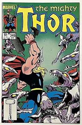 Buy Thor #346 - Marvel Comics 1984 - VF/NM - KEY - 1st Casket Of Ancient Winters • 3.07£