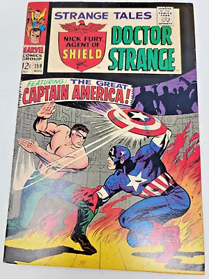 Buy STRANGE TALES #159 1967 Marvel 8.5 1ST WORK JIM STERANKO CAPTAIN AMERICA • 98.36£