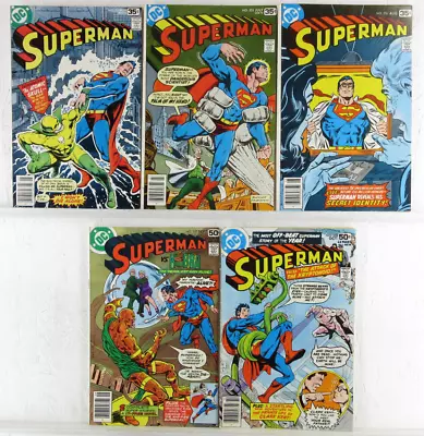 Buy SUPERMAN #323 325-328 * DC Comics Lot * 1978 -  Vintage - 326 327 Atomic Skull • 18.60£