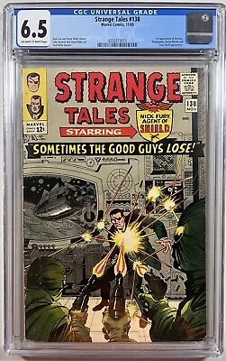 Buy Strange Tales 138 (Marvel, 1965)  CGC 6.5 OWP/WP **1st Apperance Eternity** • 84.65£