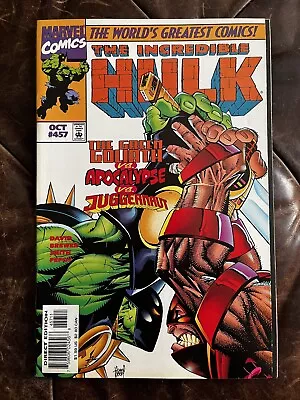 Buy The Incredible Hulk #457 War Hulk Vs Juggernaut (1997) Apocalypse, NM/Near Mint! • 11.04£