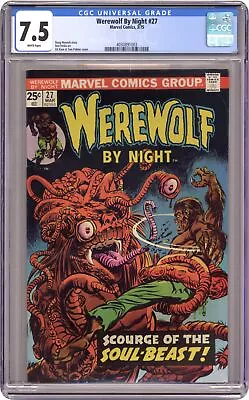 Buy Werewolf By Night #27 CGC 7.5 1975 4030891003 • 74.55£