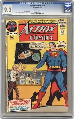 Buy Action Comics #408 CGC 9.2 1972 0084443014 • 89.31£