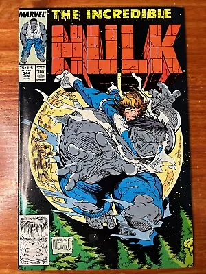 Buy Incredible Hulk #344 Key Todd McFarlane Cover.  Marvel (1988) • 13.97£
