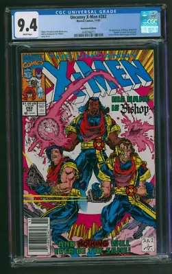 Buy Uncanny X-Men #282 Newsstand CGC 9.4 1st App Bishop Marvel Comics 1991 • 69.86£