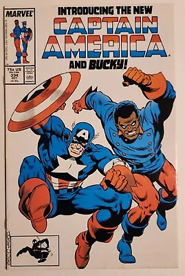 Buy Captain America #334 (1987, Marvel) FN 1st App Lemar Hoskins As Bucky • 2.79£