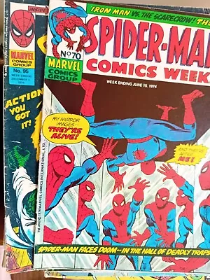 Buy Spider-man Comics Weekly X 27 # Lot - GD (2.0) - 1974/77 - Spidey /Thor Reprints • 15.99£