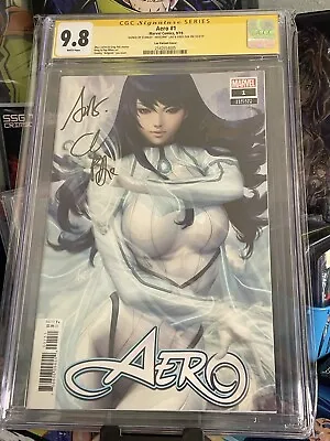 Buy AERO #1 Artgerm Variant SS CGC 9.8 AG & Greg Pak Inscribed! • 155.31£