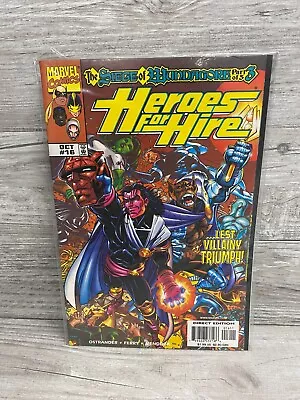 Buy Marvel Comics Heroes For Hire #16 Modern Age October 1998 Comic Book • 14.76£